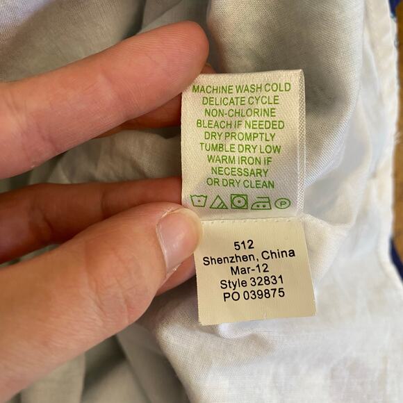 Lilly Pulitzer Rilee Hey Sailor Lace Up Navy White Mermaid Dress Size 6 Sirens - Picture 9 of 10